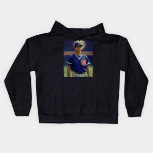 Ryne Sandberg in Chicago Cubs Kids Hoodie